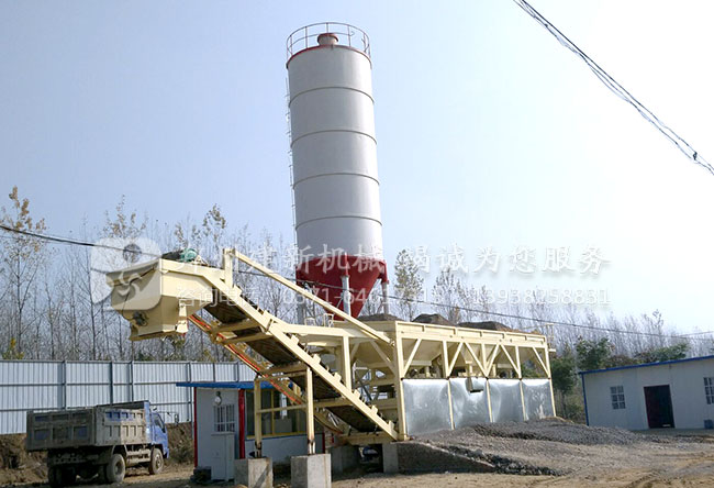 华体会网页版页面登录-华体会(中国)ZWB400稳定土拌和站一体机驻扎河北秦皇岛